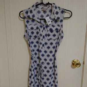 Loft sleeveless dress, size XS, new with tags